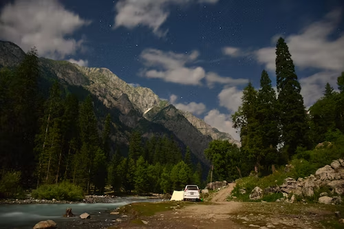 Exploring the Kumrat valley - camping on the riverside