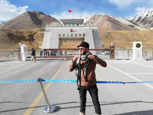 Pak-China Border at Khunjerab Pass