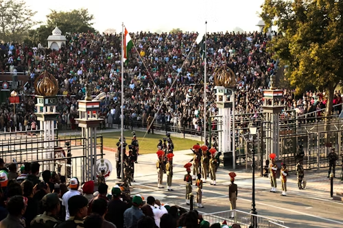 Wahga Border Ceremony at Wahga-Attari border